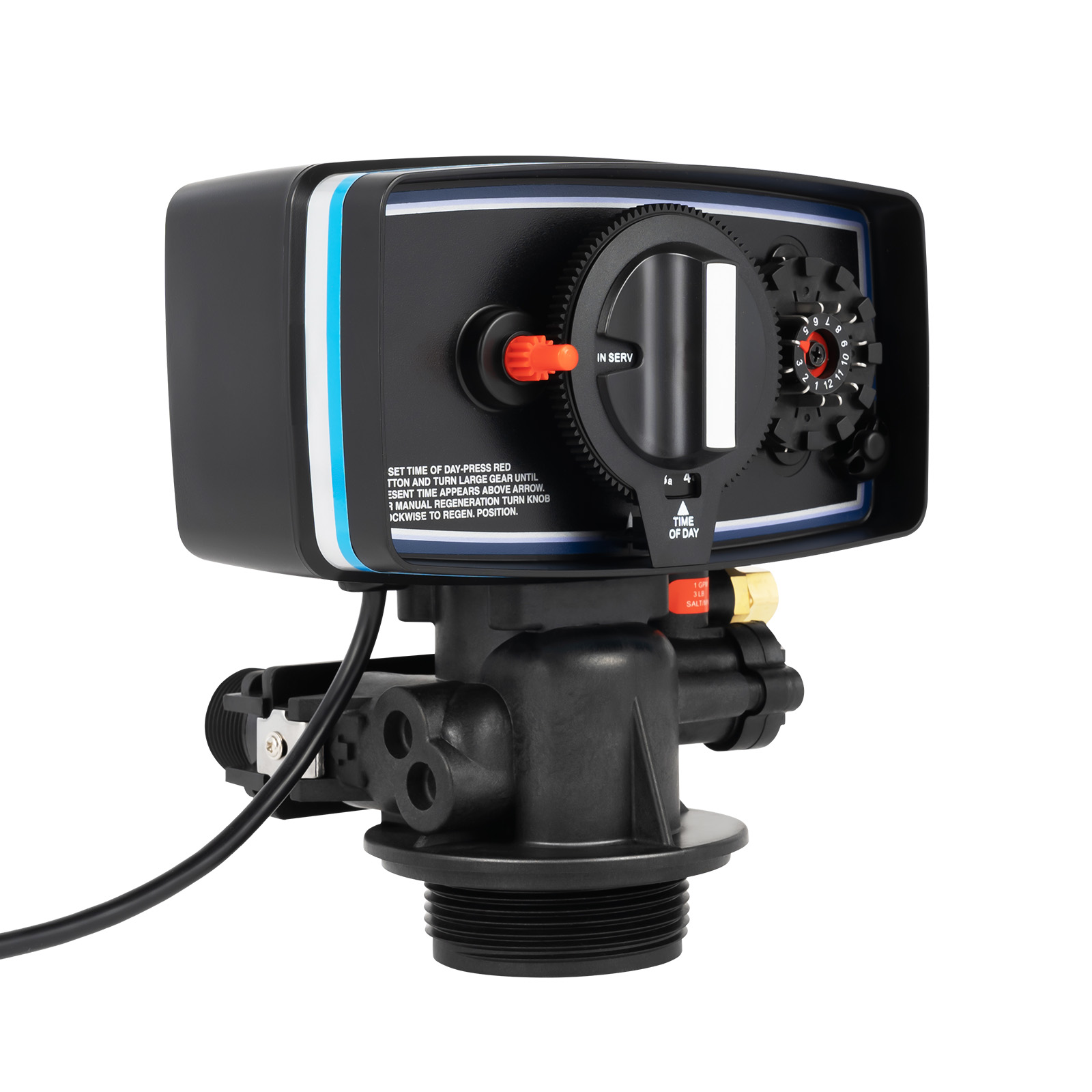 Válvula de ablandador de agua automático 110V control digital miniatura 7