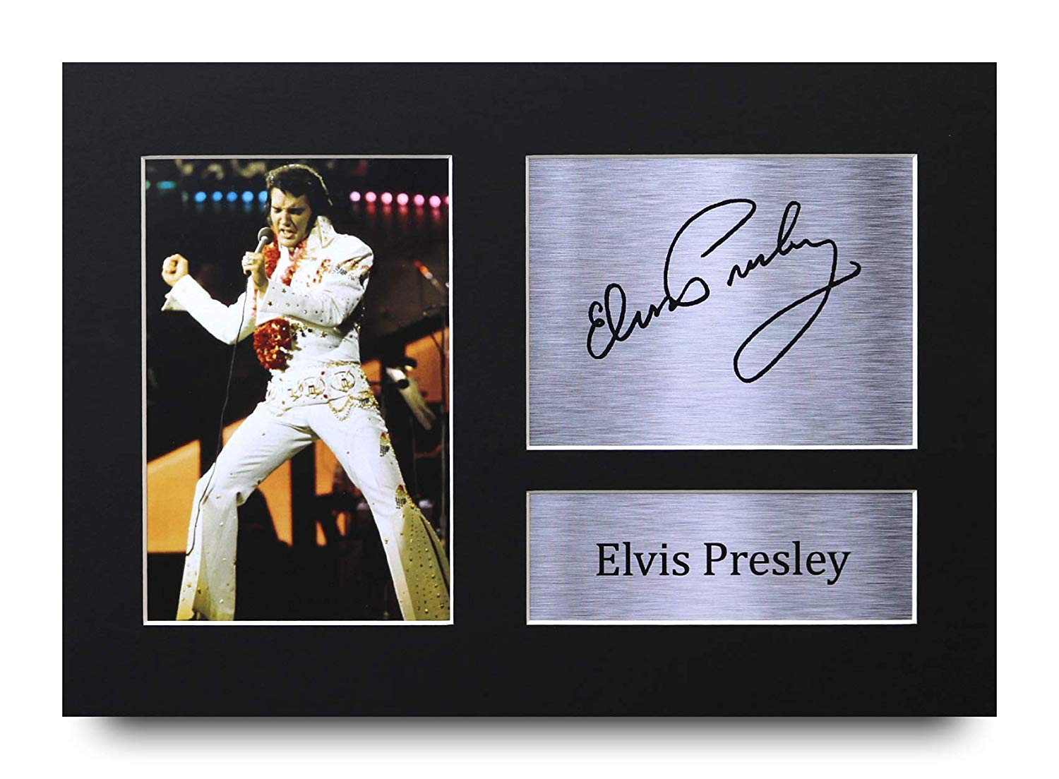 Elvis Presley Signed A4 Printed Autograph Music Print Photo Picture Display