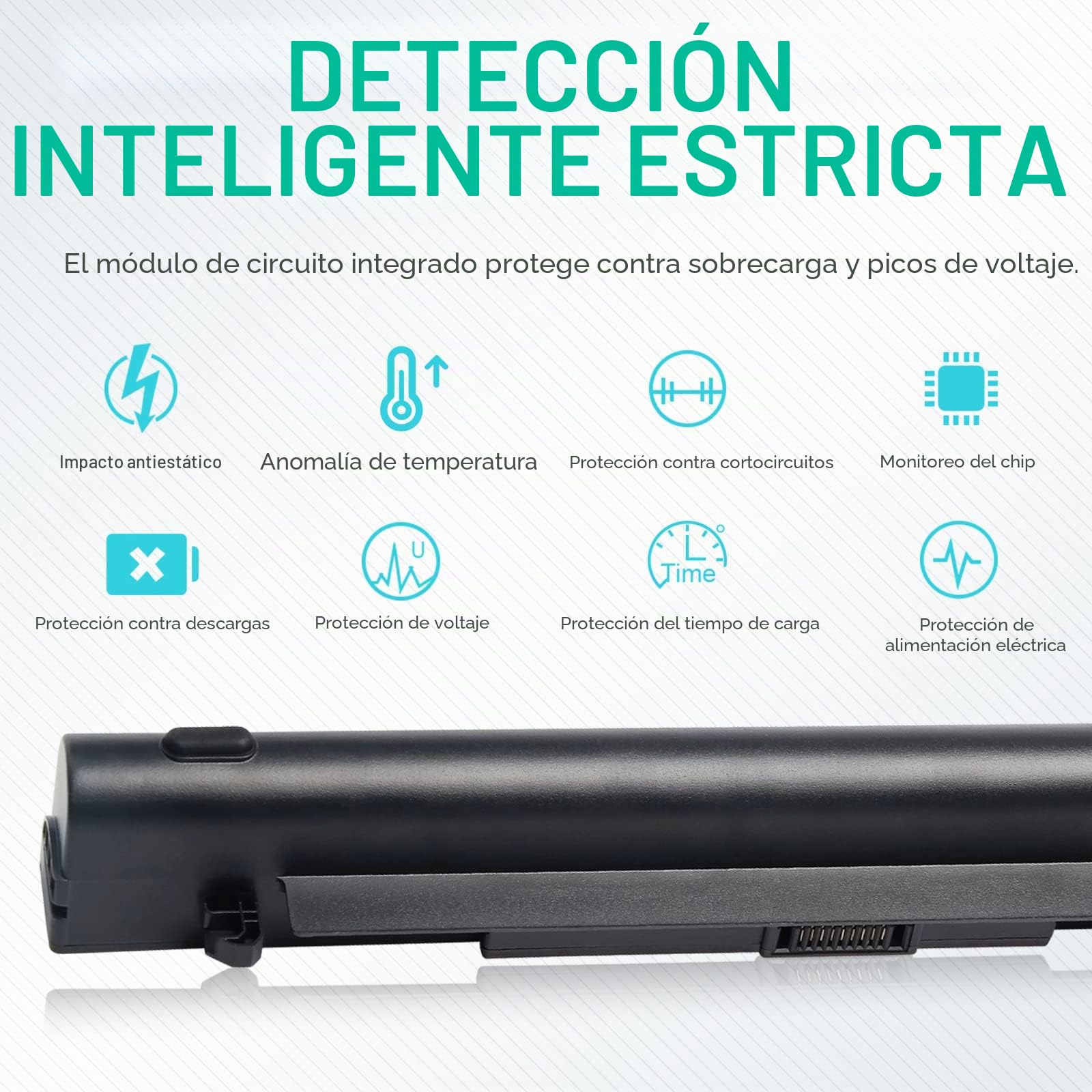 ASUNCELL 14.8V/4400mAh A41-X550A A41-X550 Batería del Ordenador portátil para ASUS R510C R510CA R510D R510DP R510E R510EA R510L R510LA R510V A450L A450LC A450V X450C X452 X452C X550C X550CA X550E