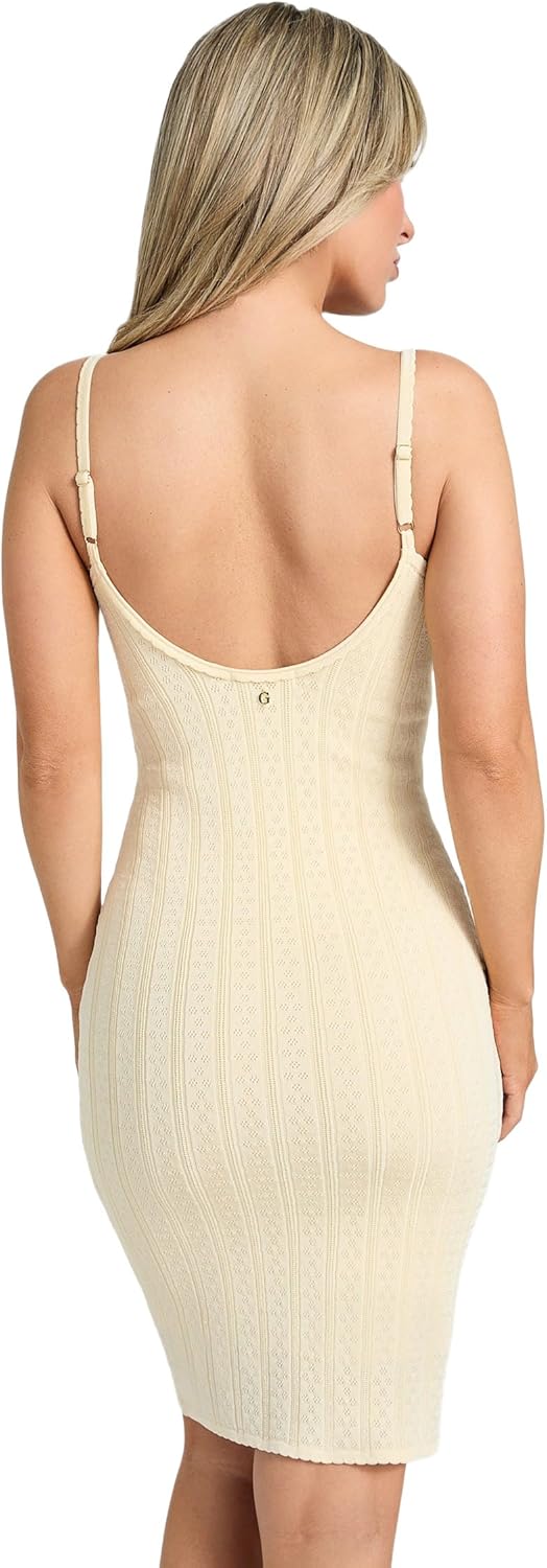 GUESS Women's Sleeveless Pointelle Reina Dress - Image 5