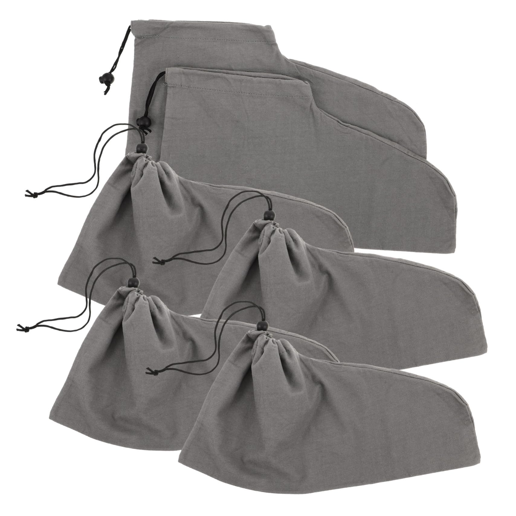 VALICLUD 6pezzi Borsa da Viaggio per Scarpe Coulisse Borsa Antipolvere per Scarpe Custodia in Cotone Traspirante Lavabile per Proteggere e Riporre da Viaggio