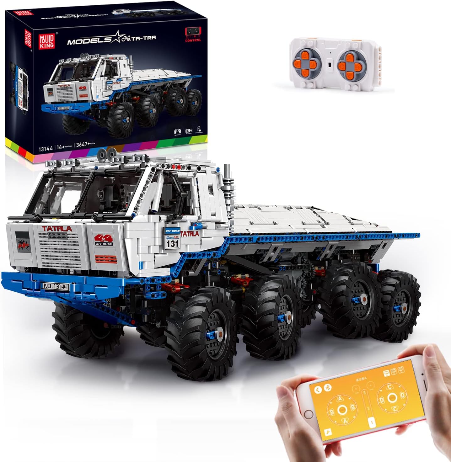 Mould King HeavyDuty Truck Building Sets Toy, Electric Truck Toy Building Kits with