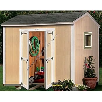 amazon.com : shed 10 x 8 paper plans so easy beginners