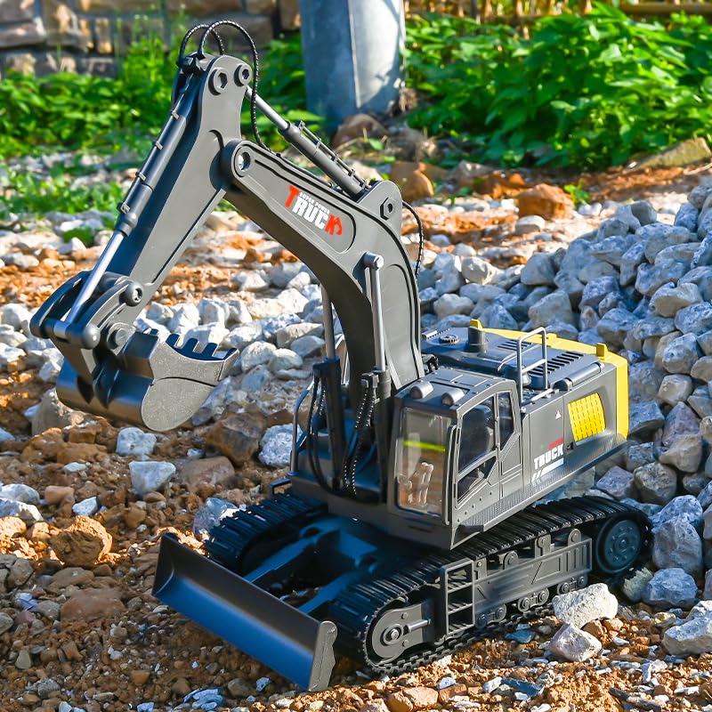 Amazon.com: kkny 15 Channel RC Excavator Metal Shovel,RC Digger