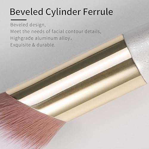 Miniatura 121 de Cepillo plano para cejas, pincel delineador de ojos en ángulo fino y cepillo de pestañas, cepillo de cejas en ángulo fino, cepillo plano para cejas