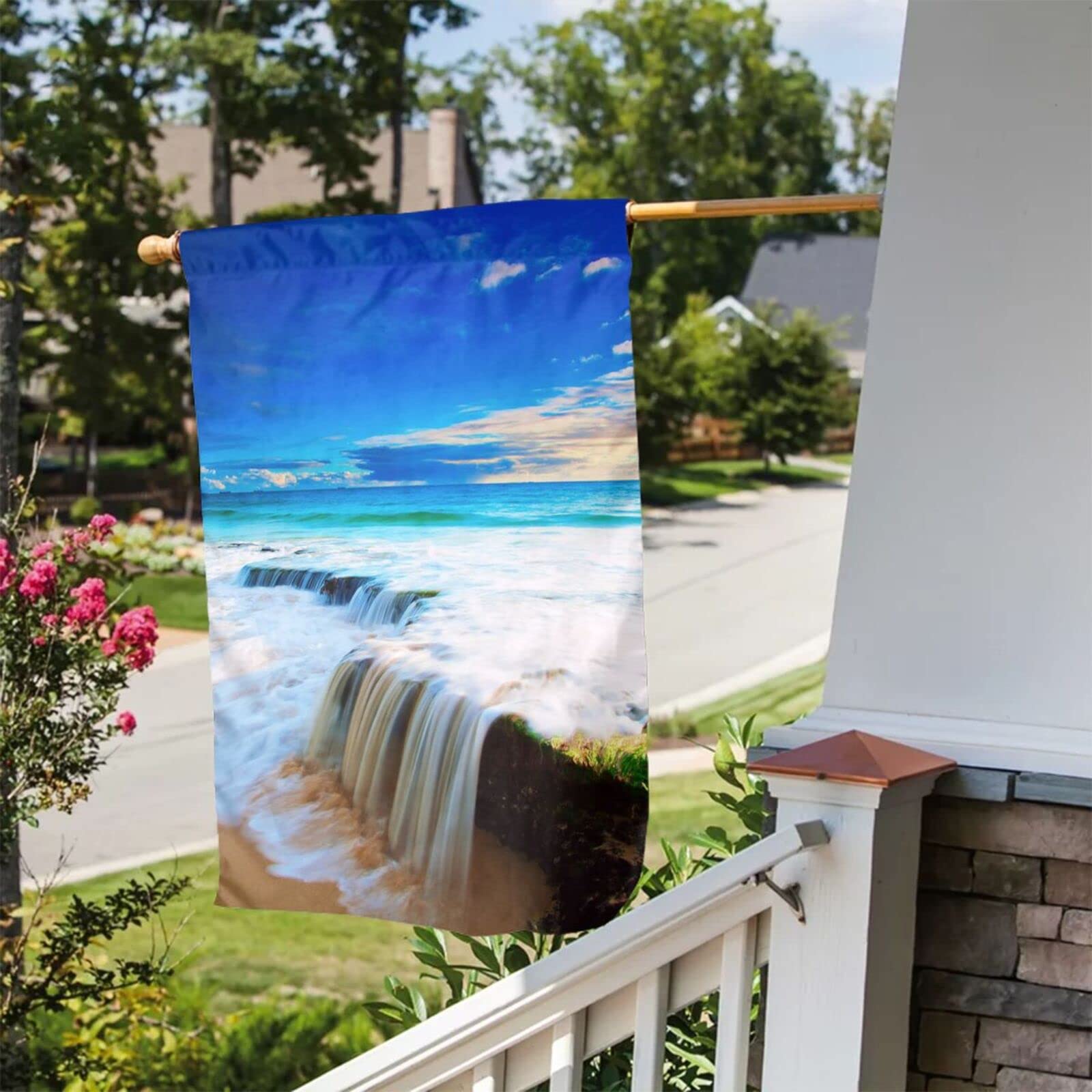 Drapeaux De Jardin Saisonniers 30,5 X 45,7 Cm - Drapeau De Jardin De