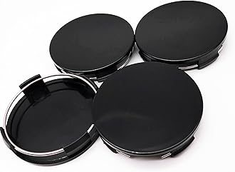 Car Wheel Center Cap Kit Outer 64.4mm 2.53 inches Inner 62.5mm 2.46 inches Wheel Center Cover Kit Rims Center Hub Caps Covers Wheel Caps, 4 PCS Gloss Black