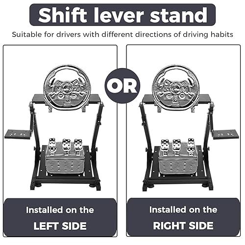 Miniatura 3 de HOTTOBY Racing Simulaor Cockpit Aluminum Profile Truck Simulator with Red Seat&Monitor Frame Fit for LogitechThrustmasterFanatec G920,G923&T80 F1