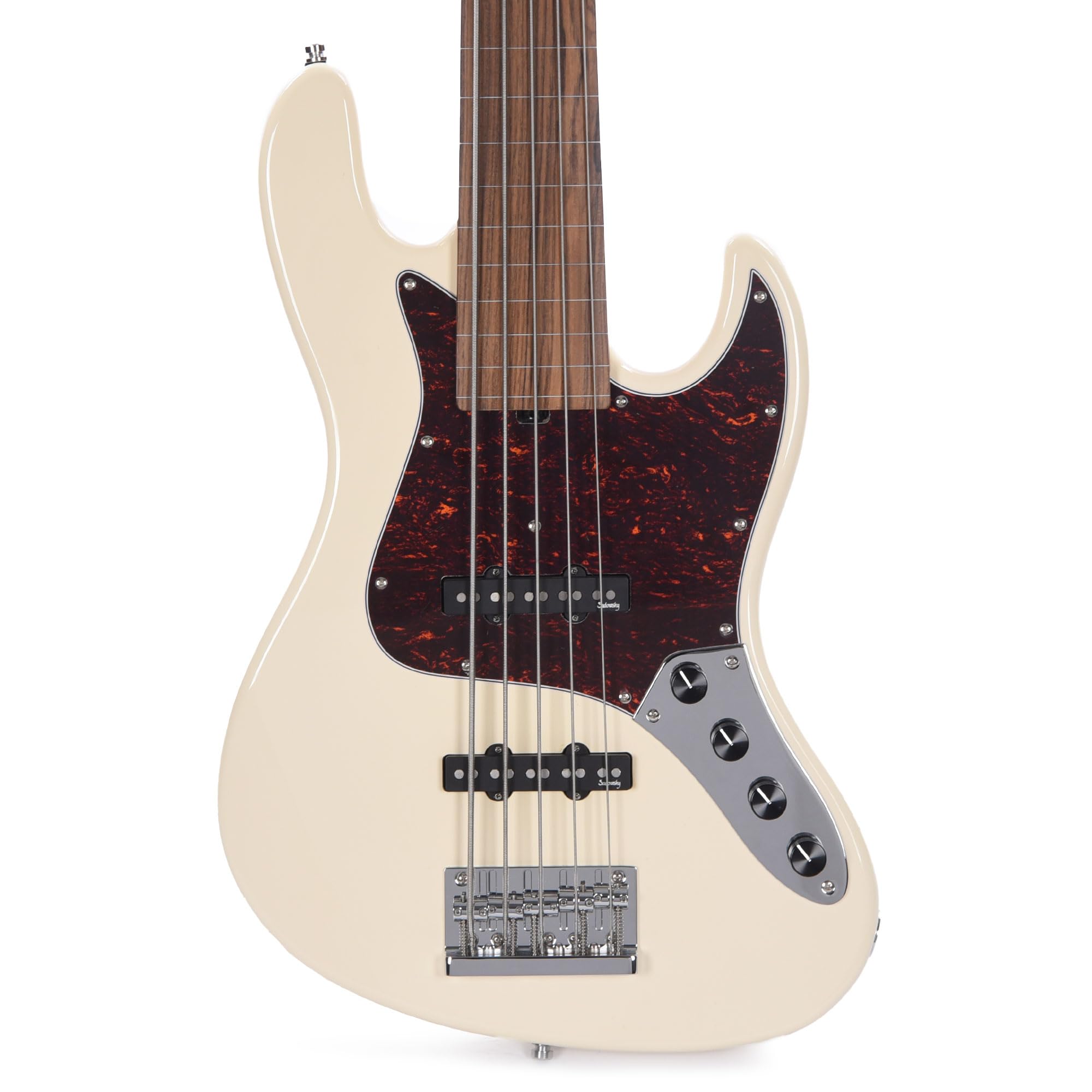 Sadowsky MetroExpress Vintage JJ Bass Fretless, 5-string - Olympic White
