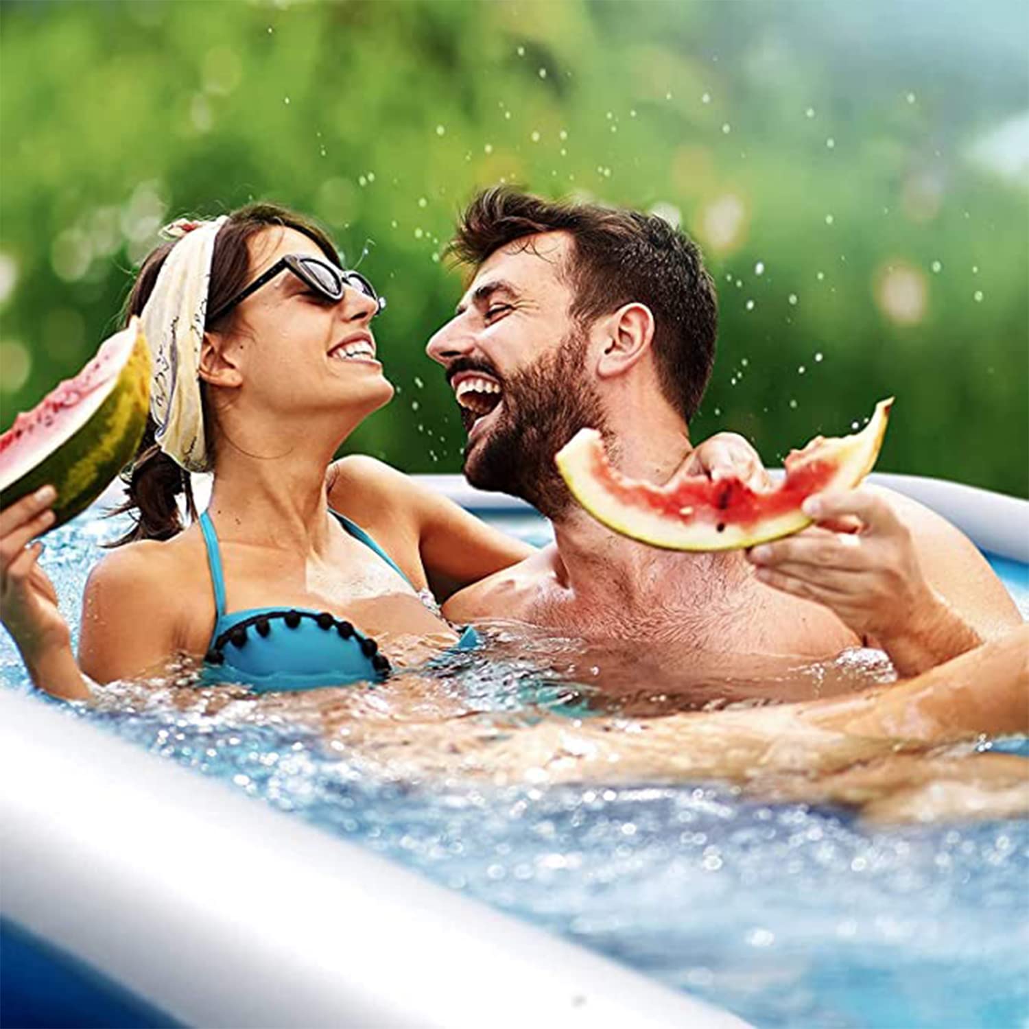 SYGA Family Inflatable Pool - Huge 3.05m Kiddie Tub -2