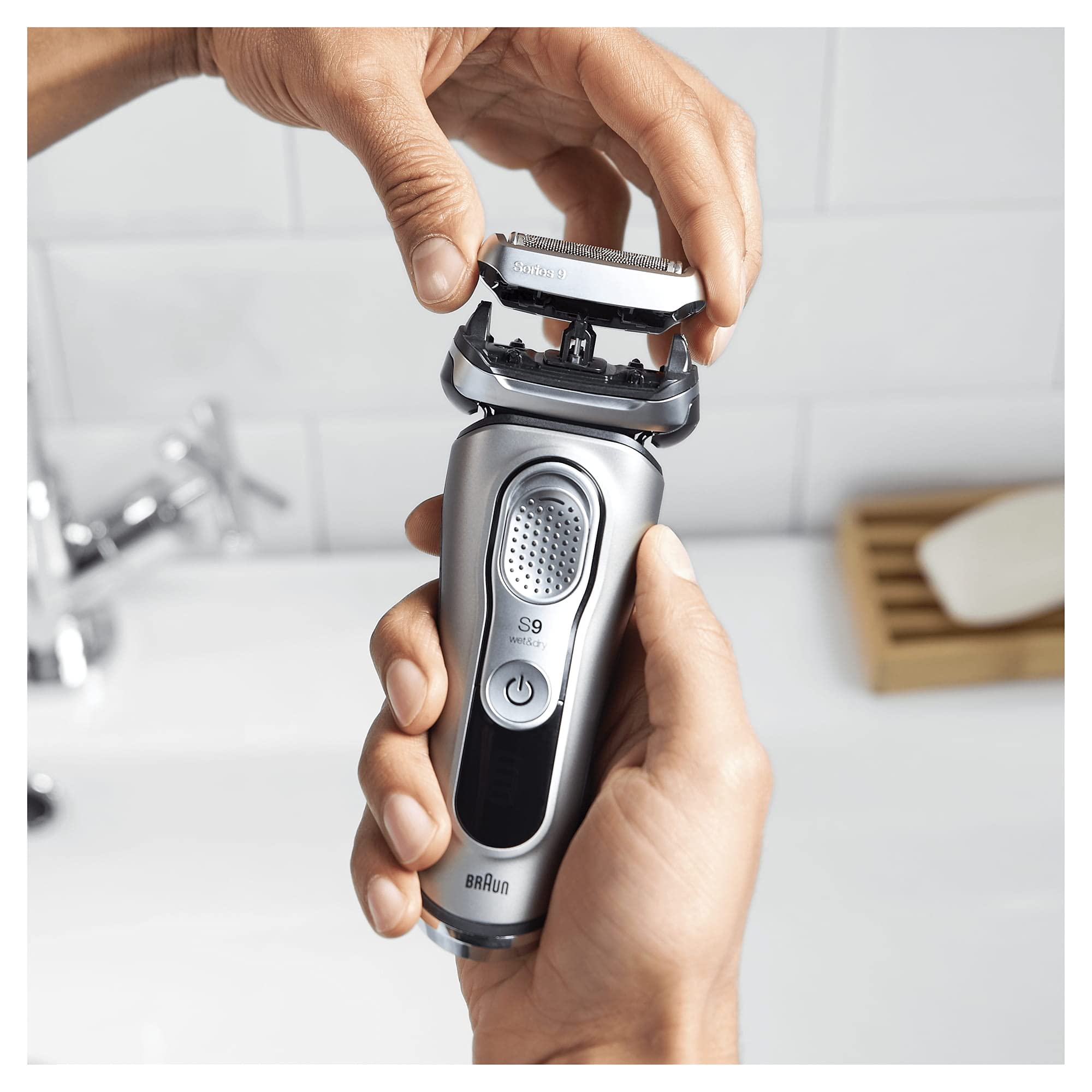 Braun Series 9 92B Electric Shaver Head Replacement Black