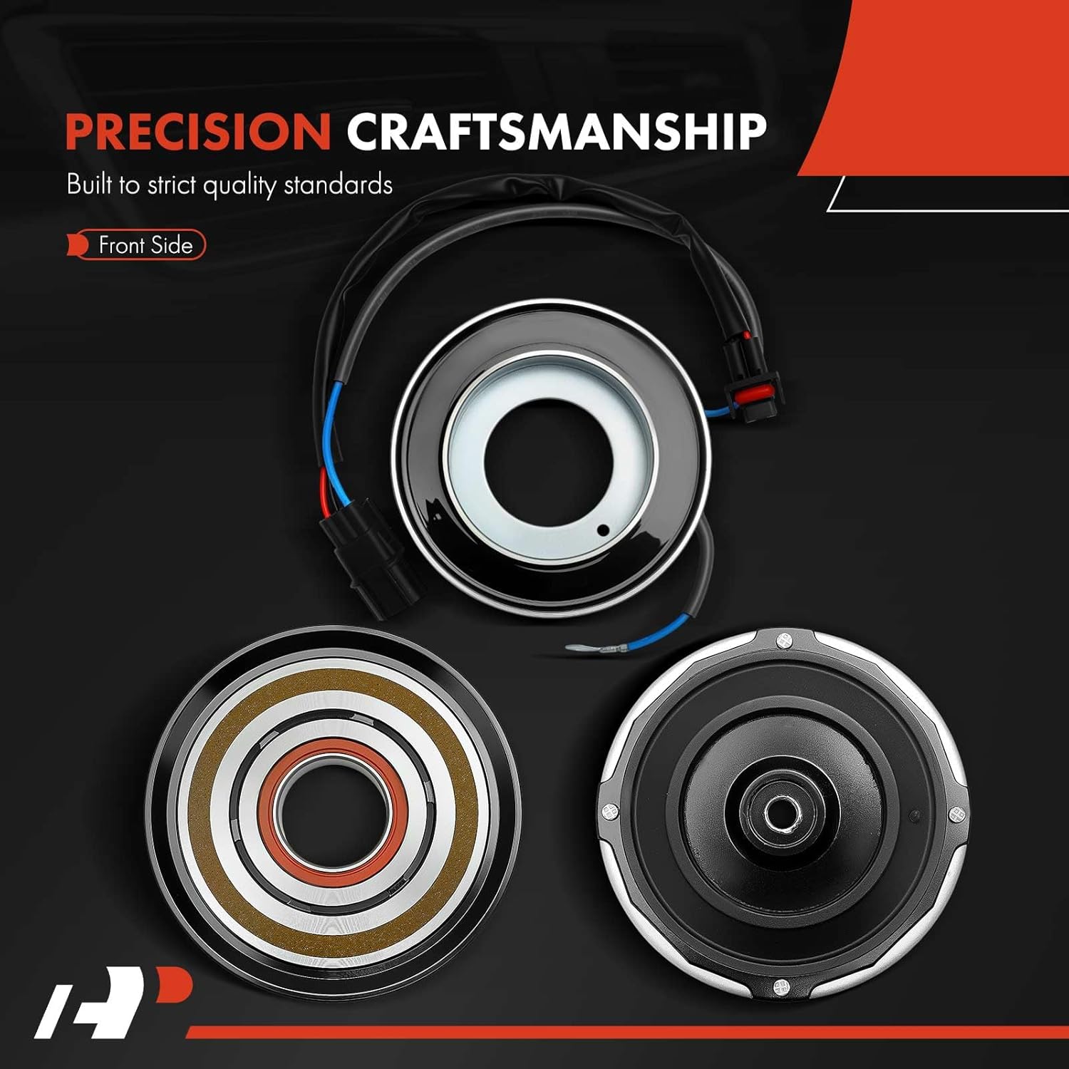 A-Premium Air Conditioner AC Compressor Clutch Kit Compatible with Acura TLX 2015-2020, 2.4L