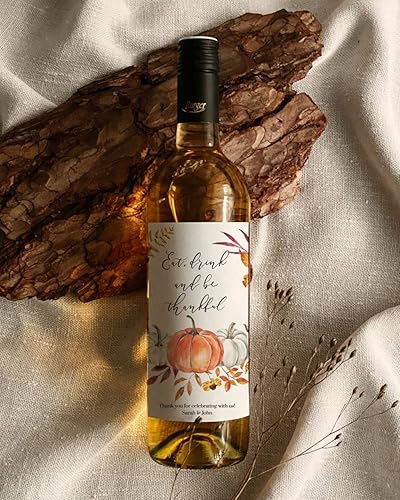 Miniatura 6 de Etiquetas personalizadas para botellas de champán para boda, 20 calcomanías personalizadas para botellas de vino de boda, etiquetas de vino