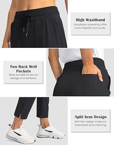 Miniatura 4 de Soothfeel Pantalones de golf para mujer con 4 bolsillos, elásticos 78, pantalones deportivos de trabajo para mujer