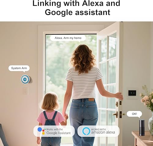 Miniatura 2 de PGST Sistema de alarma para seguridad del hogar, sistemas de seguridad inalámbricos 2025 para casa con alertas instantáneas de aplicaciones, 13