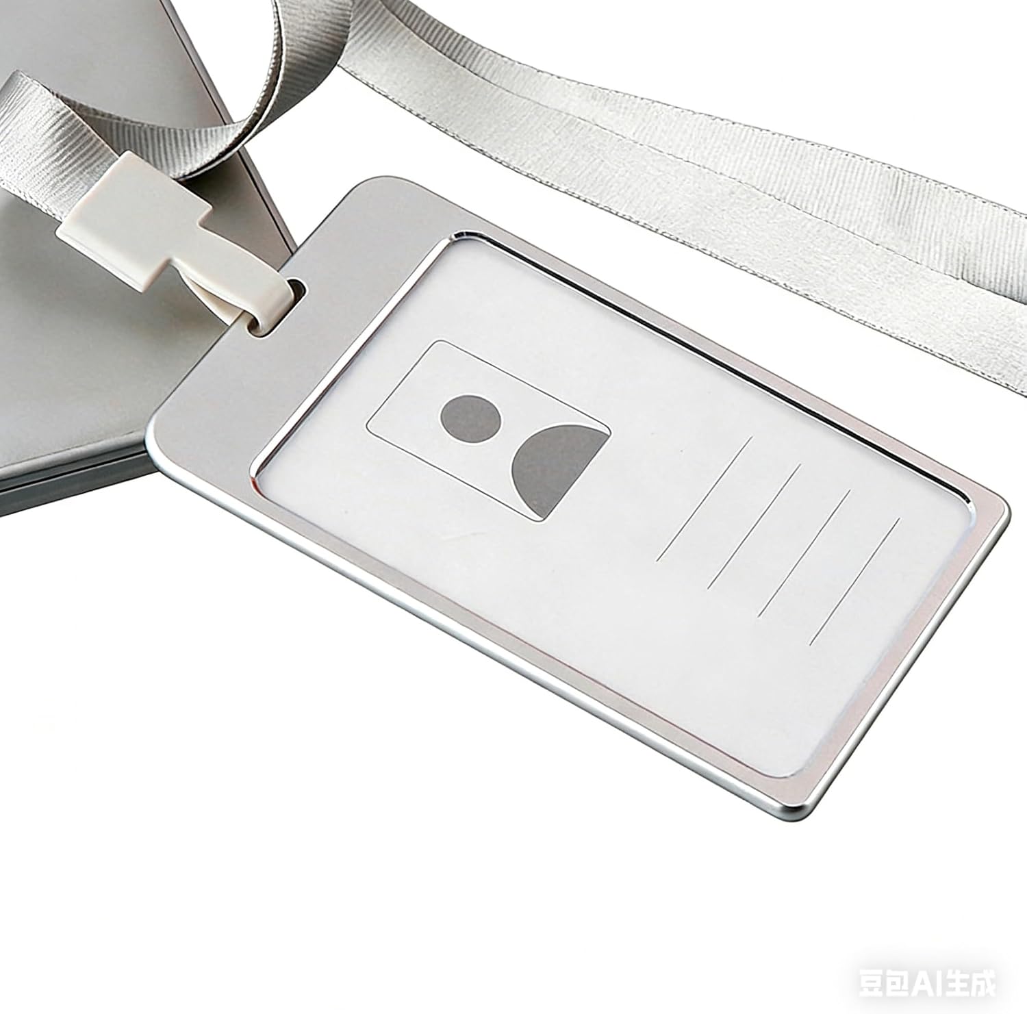 Aluminum Alloy Work Name Card 10pcs Metal Badge Holder Business Pass Work Card Cover Case with Lanyard Exhibition ID Sleeve Aluminum Alloy Working Permit