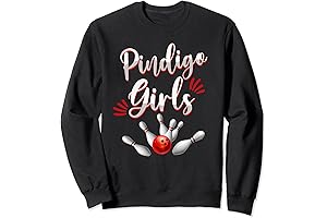 Bowling Team Pindigo Girls Gift Bowler Team Fun Pun Player Ladies Cool Sweatshirt