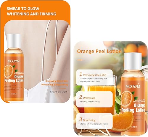 Miniatura 8 de Máscara de puntos negros, loción peeling naranja, mascarilla de vitamina C, exfoliación instantánea, removedor de piel muerta, gel de pelado