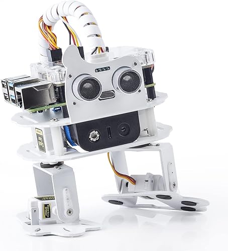 Miniatura 2 de SunFounder PiSloth AI Kit de robot programable para Raspberry Pi con kit de robot AI PiCrawler para Raspberry Pi