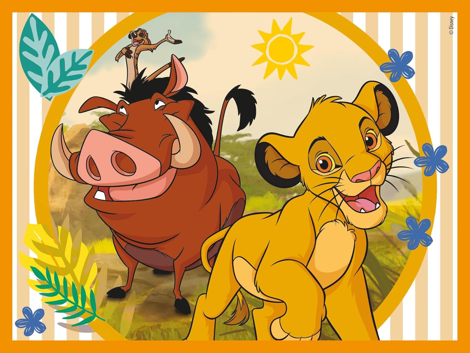 Clementoni - Disney Classics Classics 12 Pieces Children 3 Years, Cartoons, Cubes, Puzzles, Made in Italy, Multicoloured, 41196