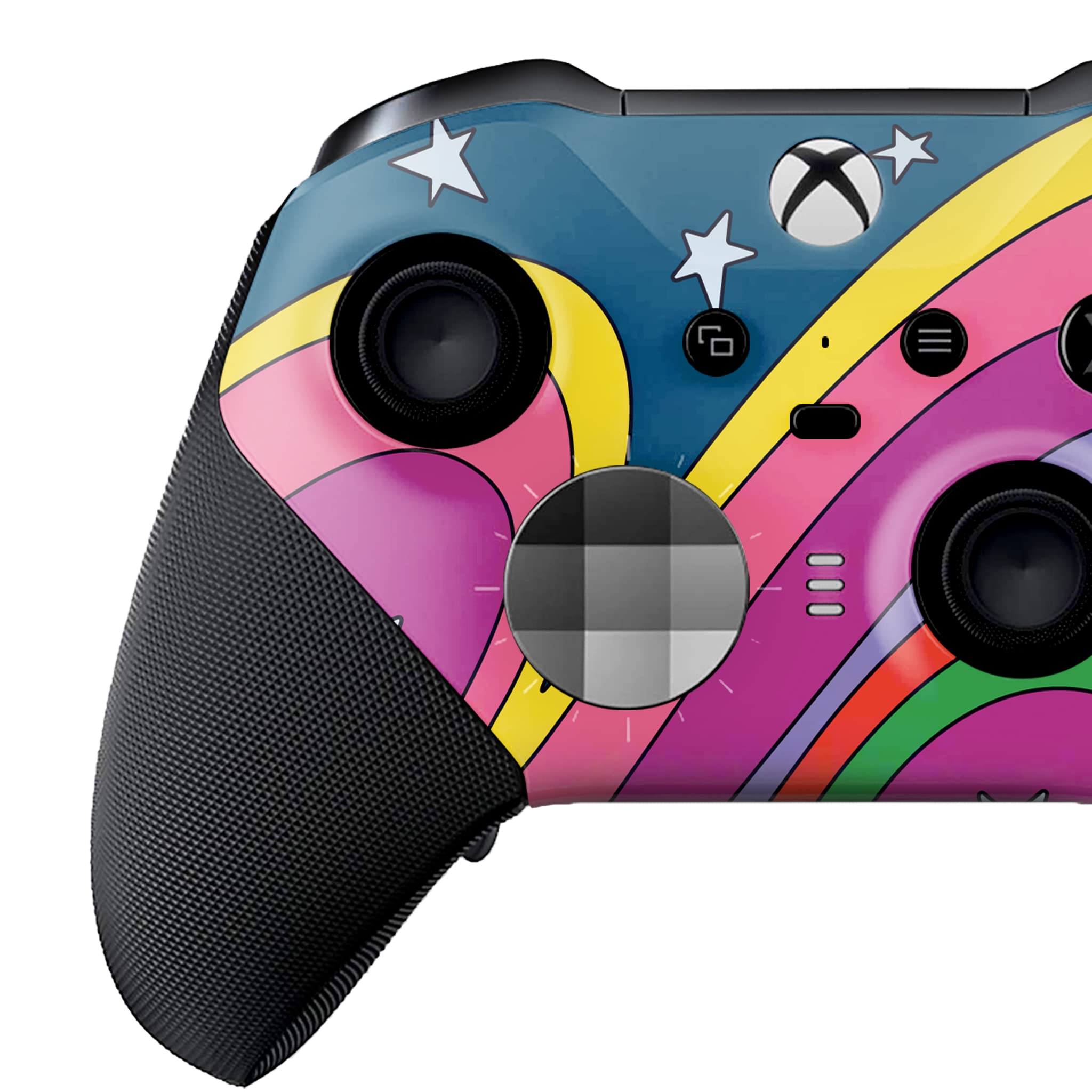 BCB Controller Customised for Elite Controller Wireless. Original Elite Series 2 Controller Compatible with Xbox One / Series X & S Remote Control. Customized with Water Transfer Printing (Not a Skin)
