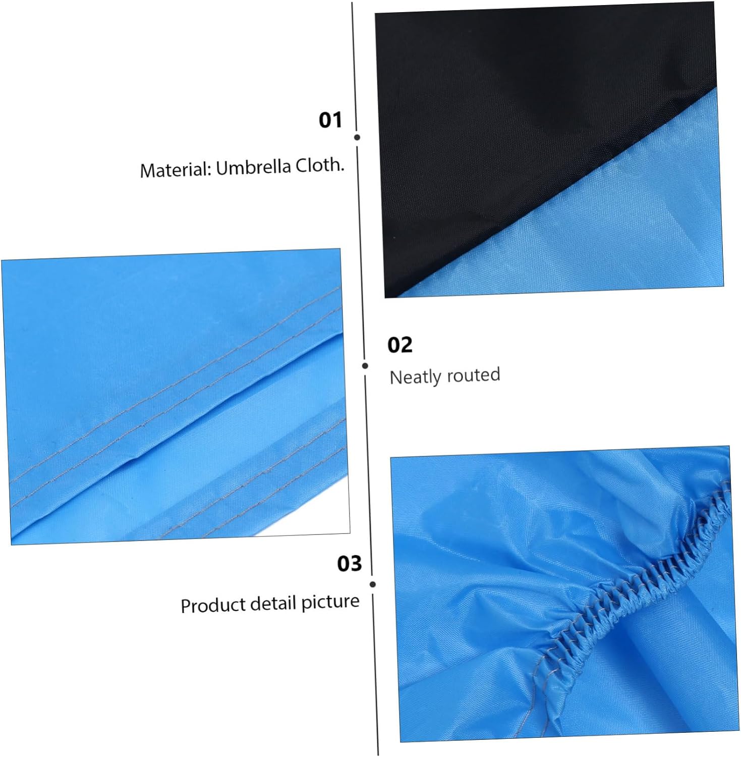 Amosfun 1pc Bike Cover with Lock-hole Multi-color Protective Cover for Rain Uv Dust Fits Electric Easy to Store and Clean