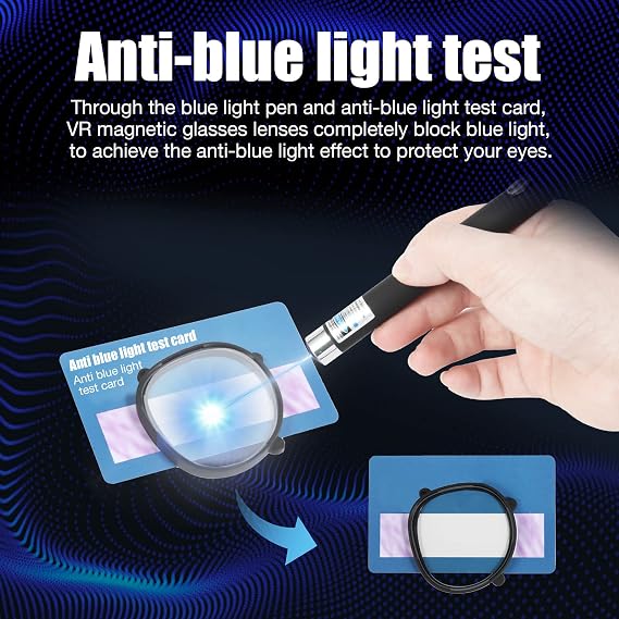 Anti-Blue Light VR Lens Accessories for oculus quest 2/Meta Quest 3s lens protector,Enhanced eye protection and prevention of eye fatigue