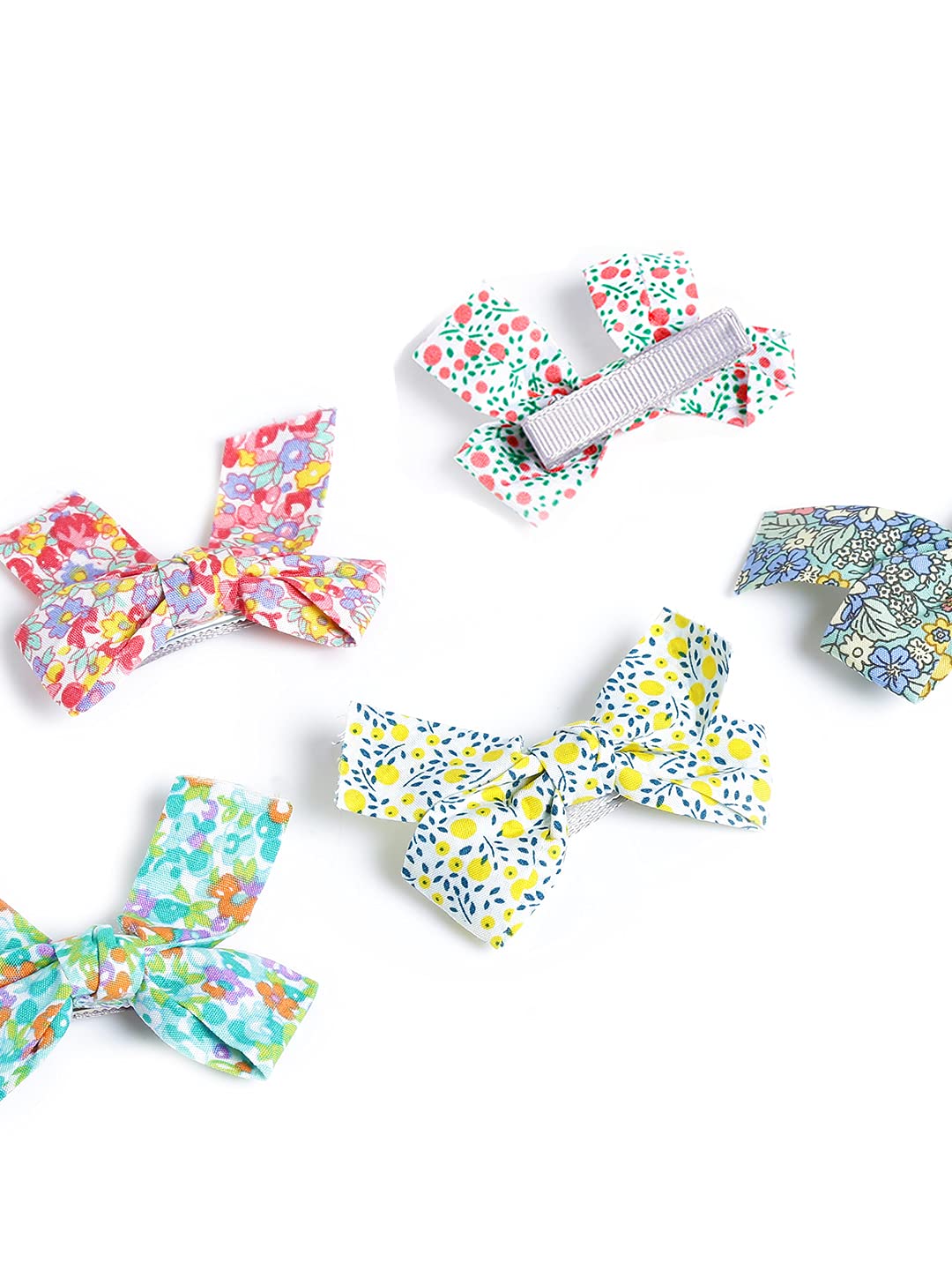 Combo of 13 pcs Printed Bow Hair Clips