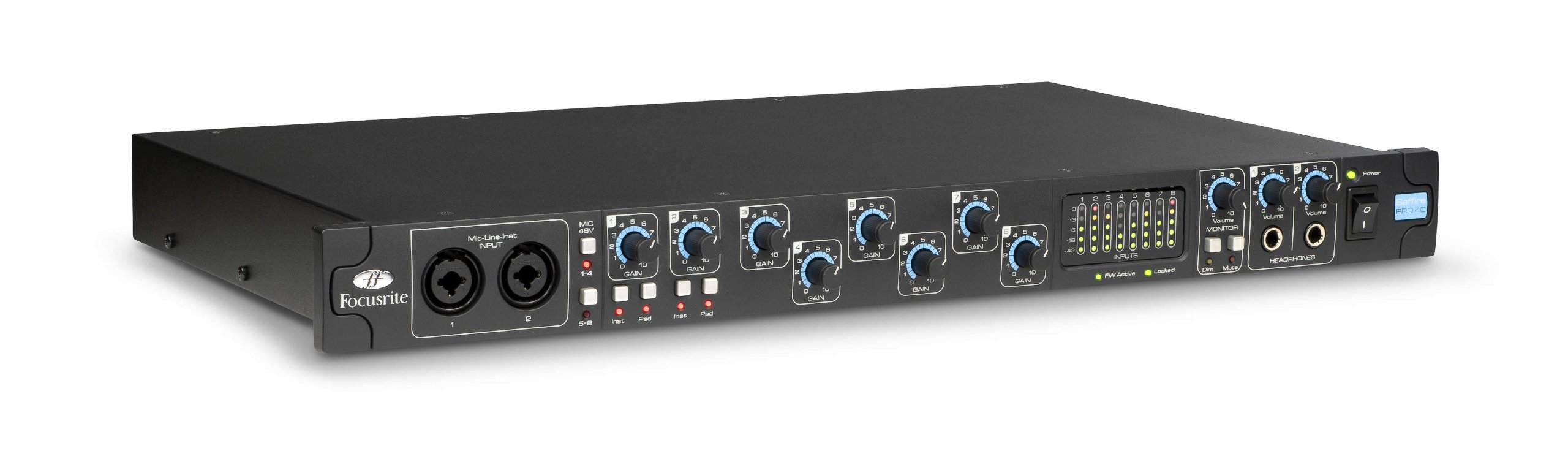 Focusrite Saffire Pro 40 Audio Interface, with Thunderbolt Adapter