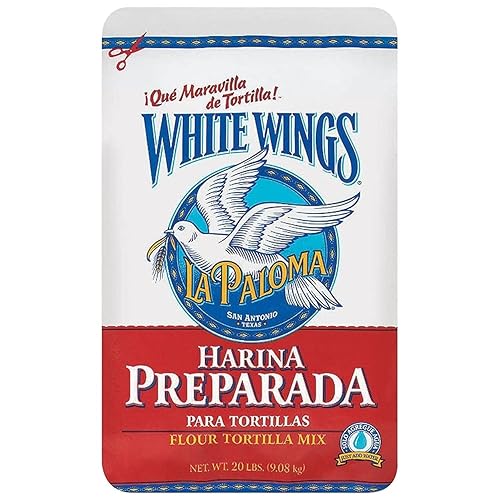La Paloma White Wings - Mezcla de tortilla de harina - 20 libras