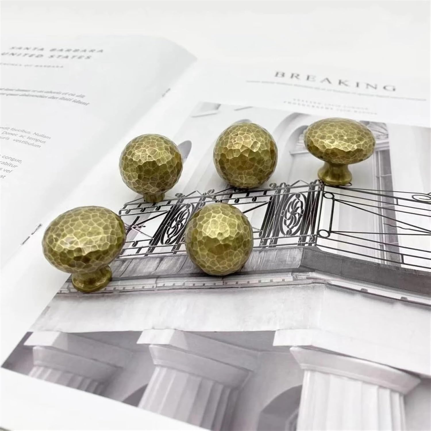 Antique High-end Handmade Hammer Pattern Kitchen Cabinet Drawer Knobs Vintage Solid Brass Furniture Hardware Cabinet Handles 1Pcs (Color : 31mm 28mm)