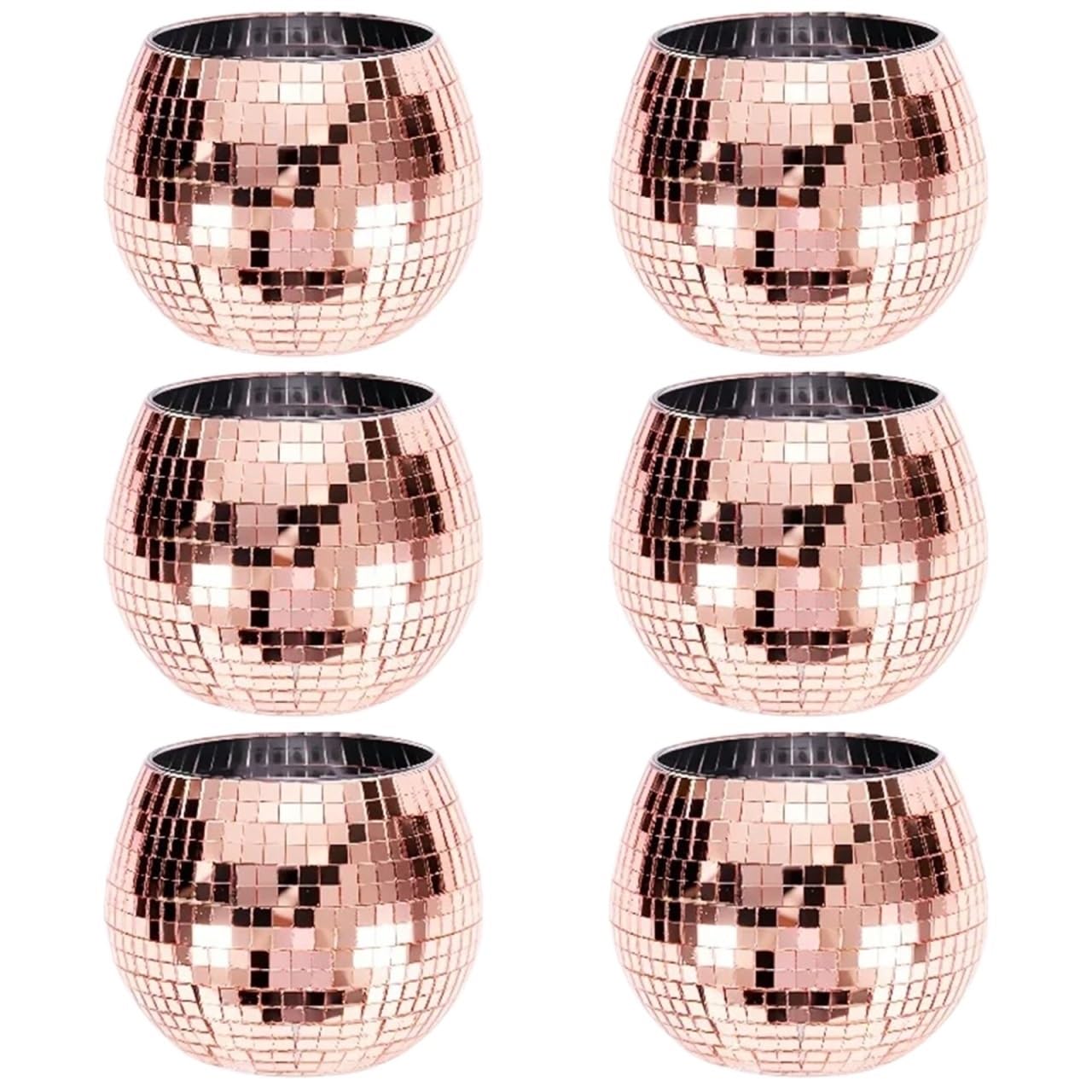 Disco Vase 6pcs Disco Ball Vase