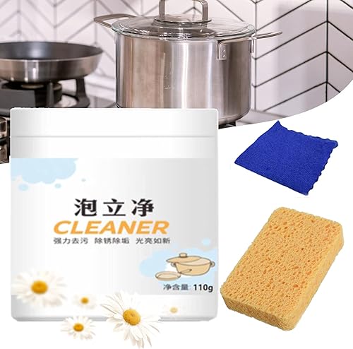 DENGWANG Removedor de óxido de espuma para cocina, polvo de limpieza multiusos, limpiador de espuma multiusos, removedor de óxido, limpiador de