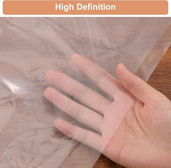 Hejo 100X150cm Durable Clear Plastic Protective Covers 10-Pack - Extra Large Heavy-Duty Organizer Bags for Furniture, Bikes, Suitcases & Seasonal Storage, Waterproof, Space-Saving Moving Supplies