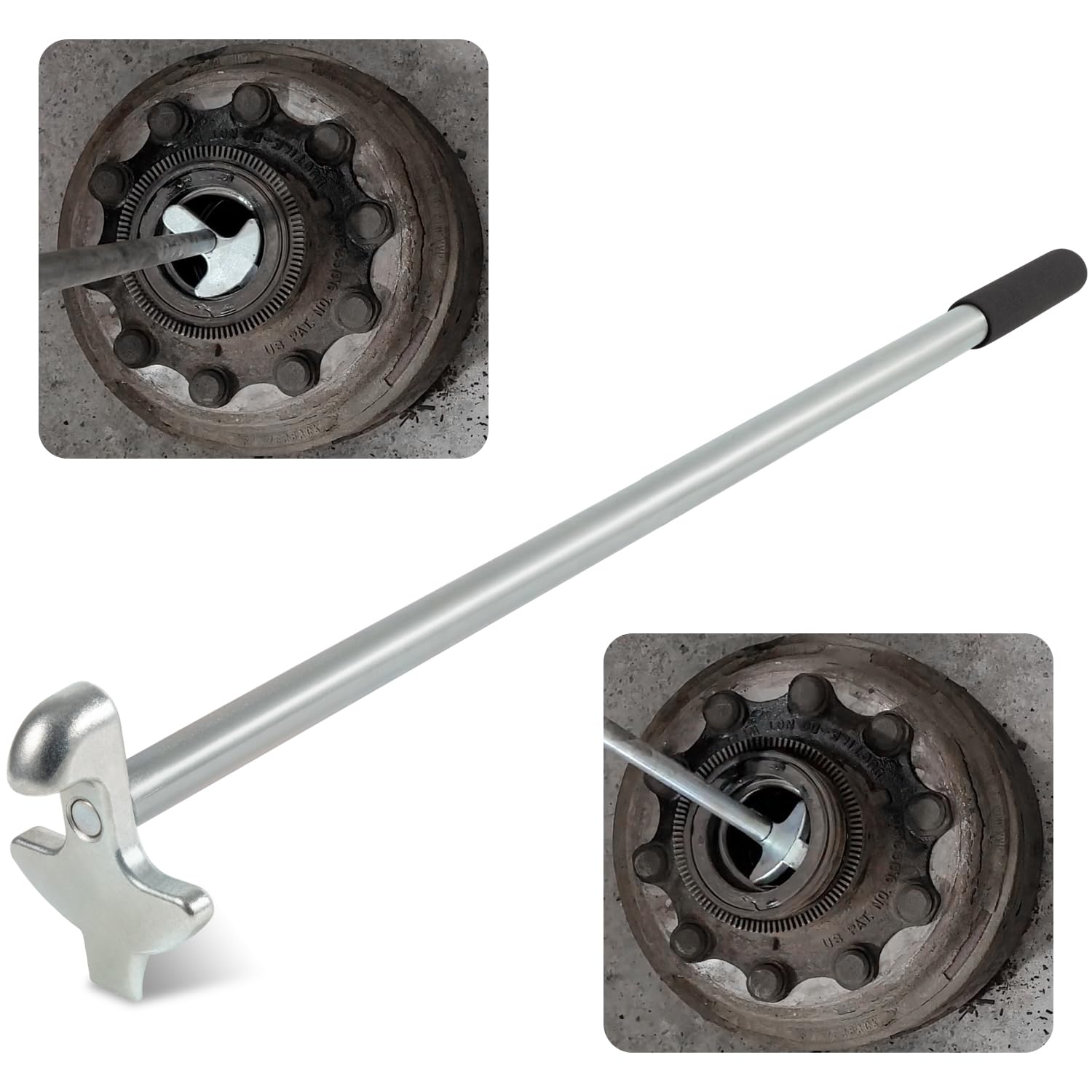 5085 Hub Oil Seal Remover Hub Oil Seal Puller Removes Hub Seals on Trailer & Truck Axles, Steering Axle Hub Oil Seal Removal Tool