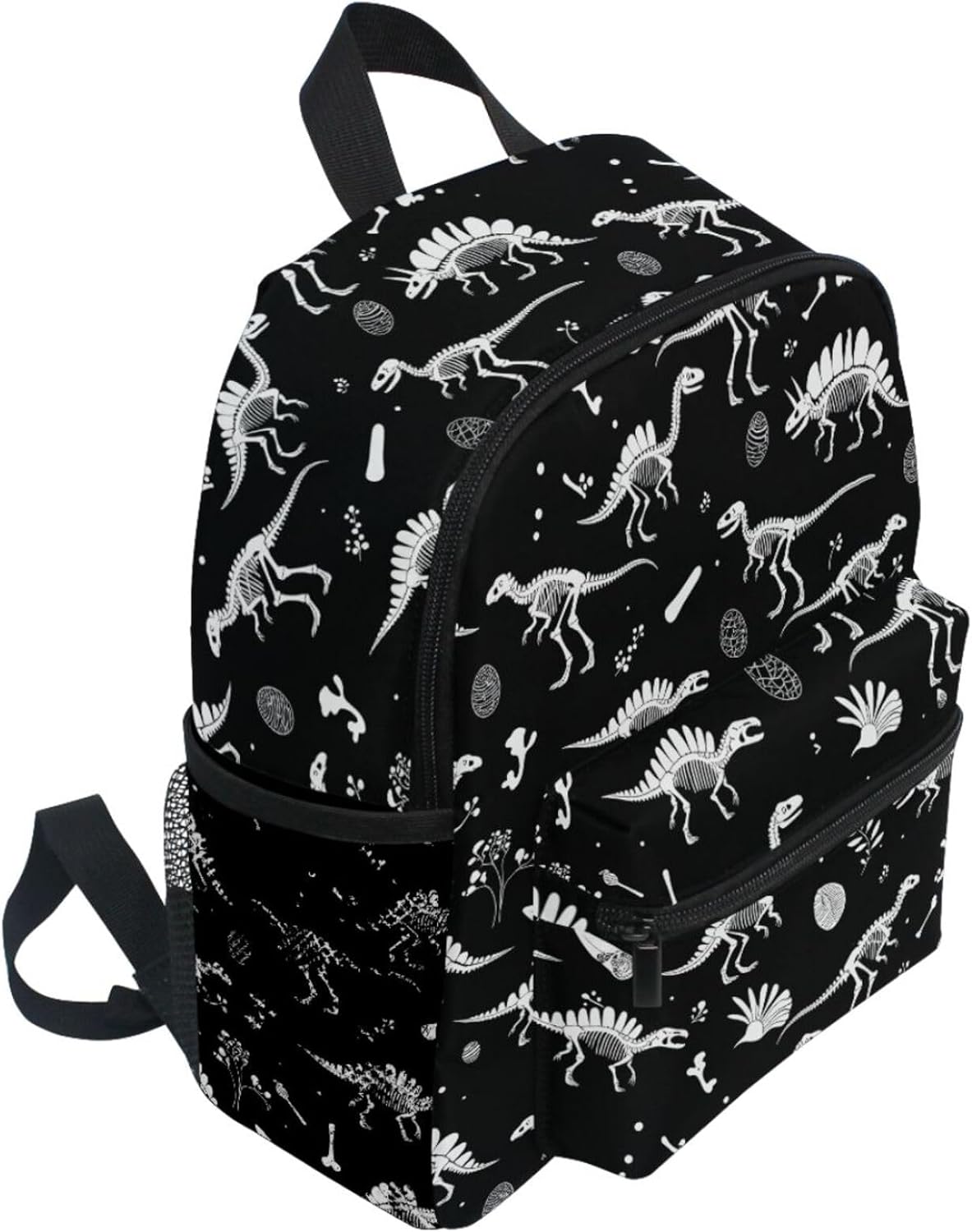 Dino Backpacks for Kids Boys Dinosaur Bones Preschool Toddler Bookbag Backpack with Chest Strap Mini Adorable Animals Kindergarten School Bags