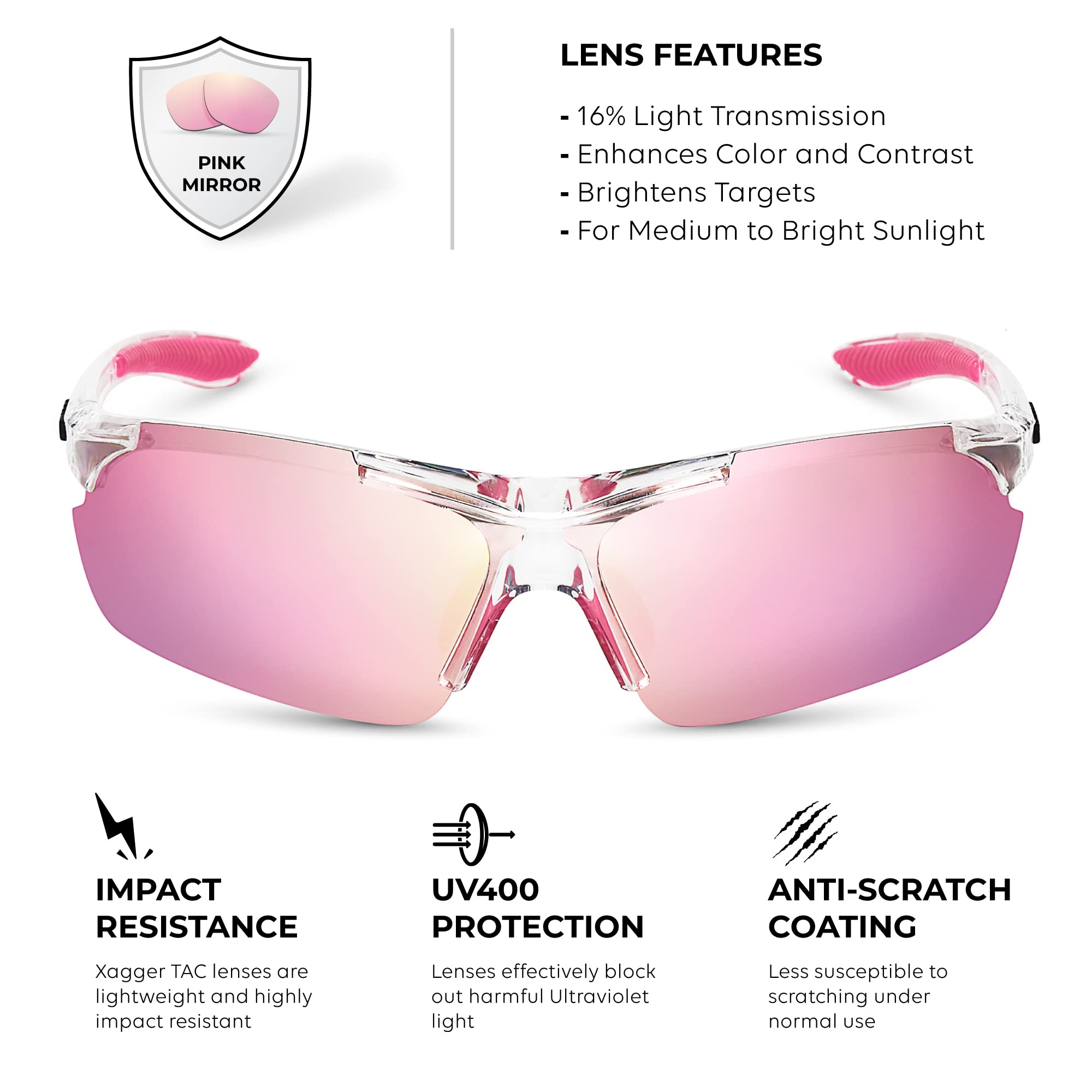 Polarisierte Sport-Sonnenbrille für Damen und Herren, leicht, UV400