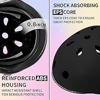 Vista 7 de Nattork Casco Infantil de Protección, Forro Extraíble para Multideportes Patineta, Patines, Bicicleta, Patinete Edad 4-12 Niños, Jóvenes, Adultos