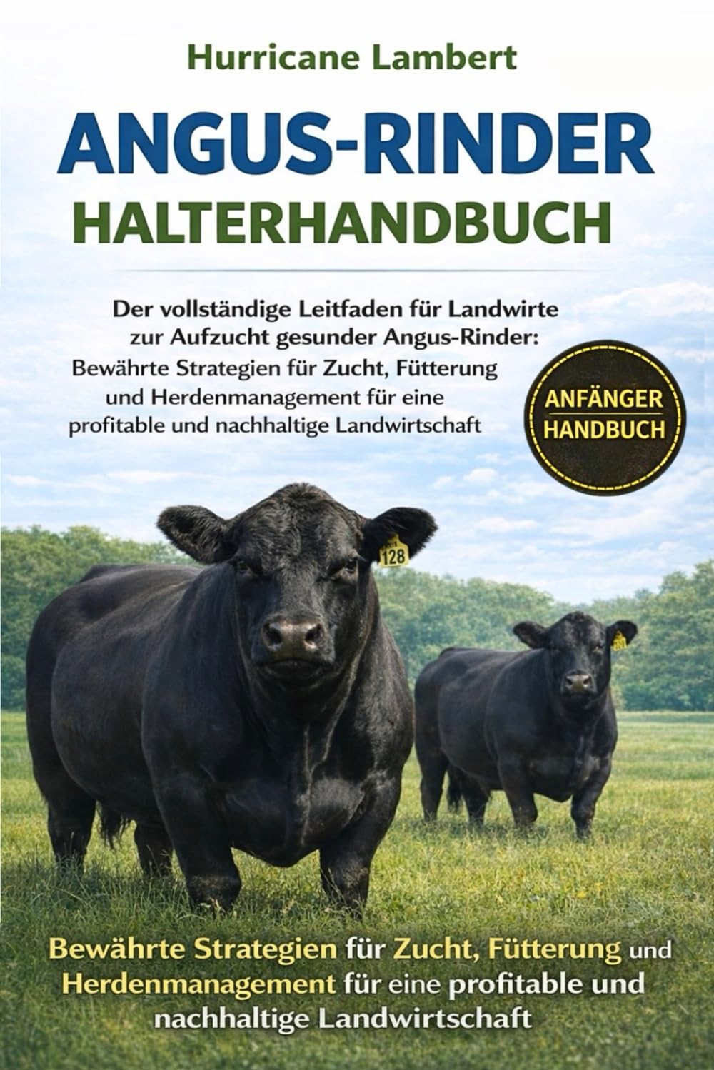 ANGUS-RINDER HALTERHANDBUCH: Der vollständige Leitfaden für Landwirte zur Aufzucht gesunder Angus-Rinder: Bewährte Strategien für Zucht, Fütterung und ... profitable und nachhaltige Landwirtschaft