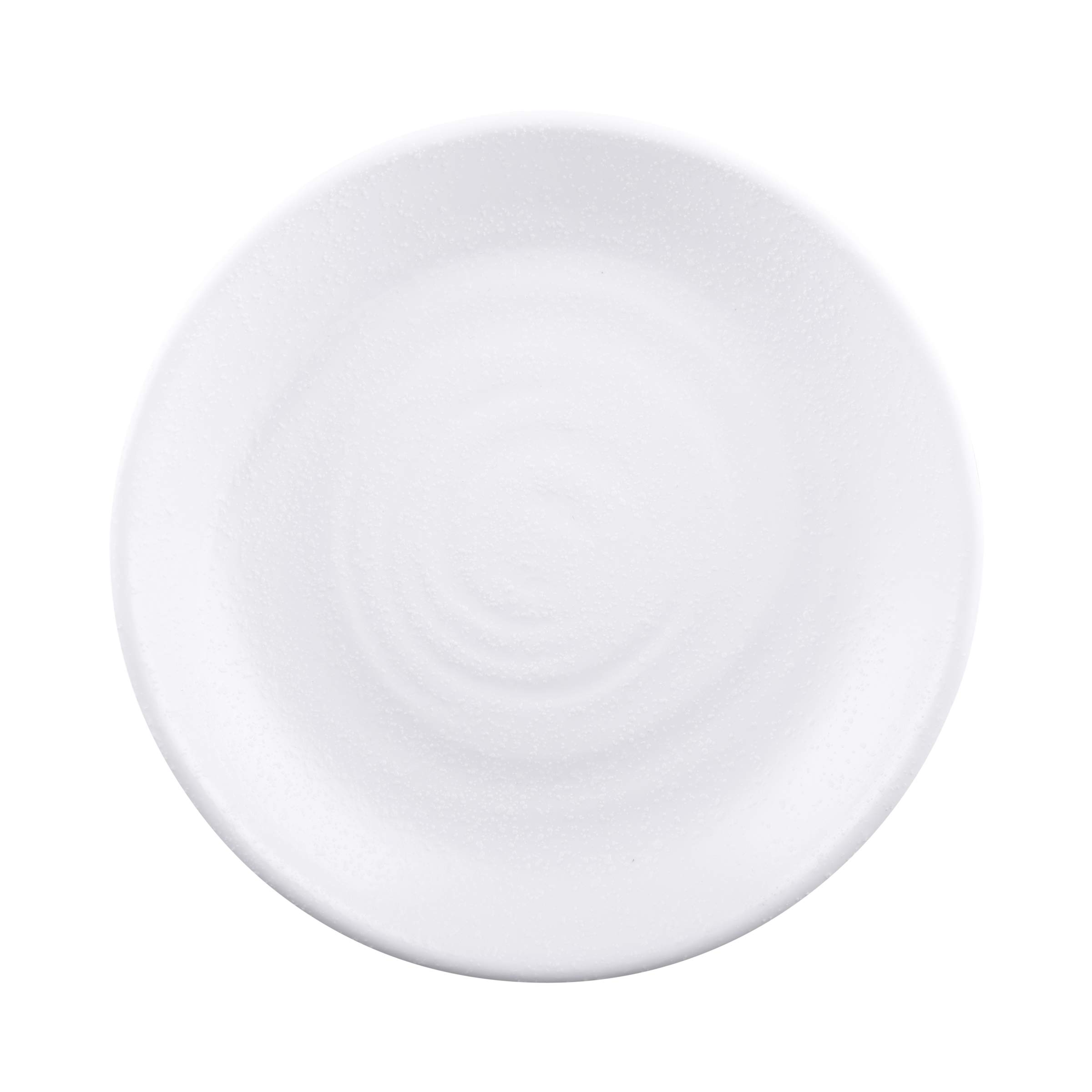 Elite Global Solutions JW7005-W Round Plate, 5" Dia. x 7/8" h, Melamine, White (Pack of 6)