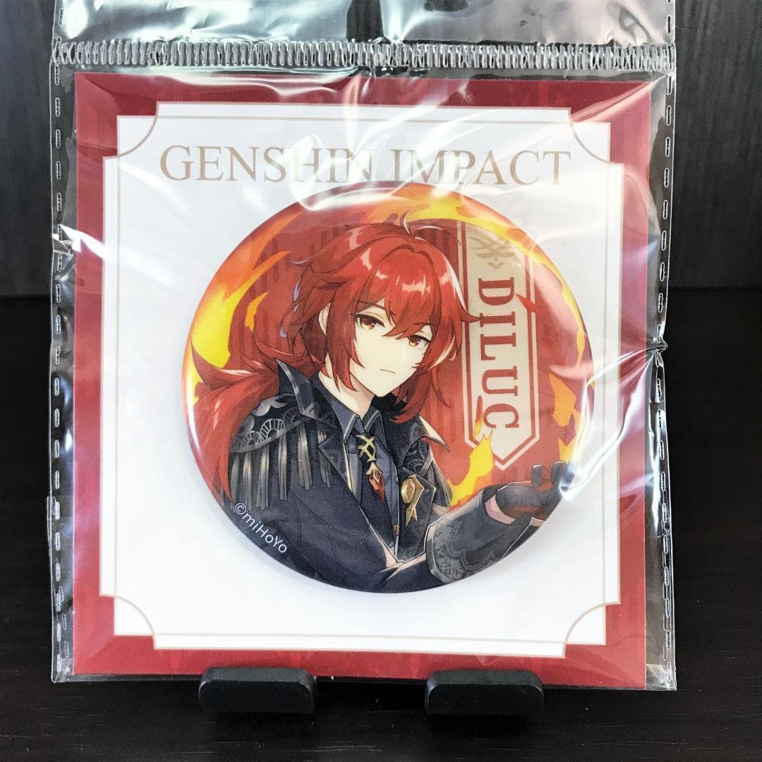 原神 ディルック 缶バッジ 中国カフェ