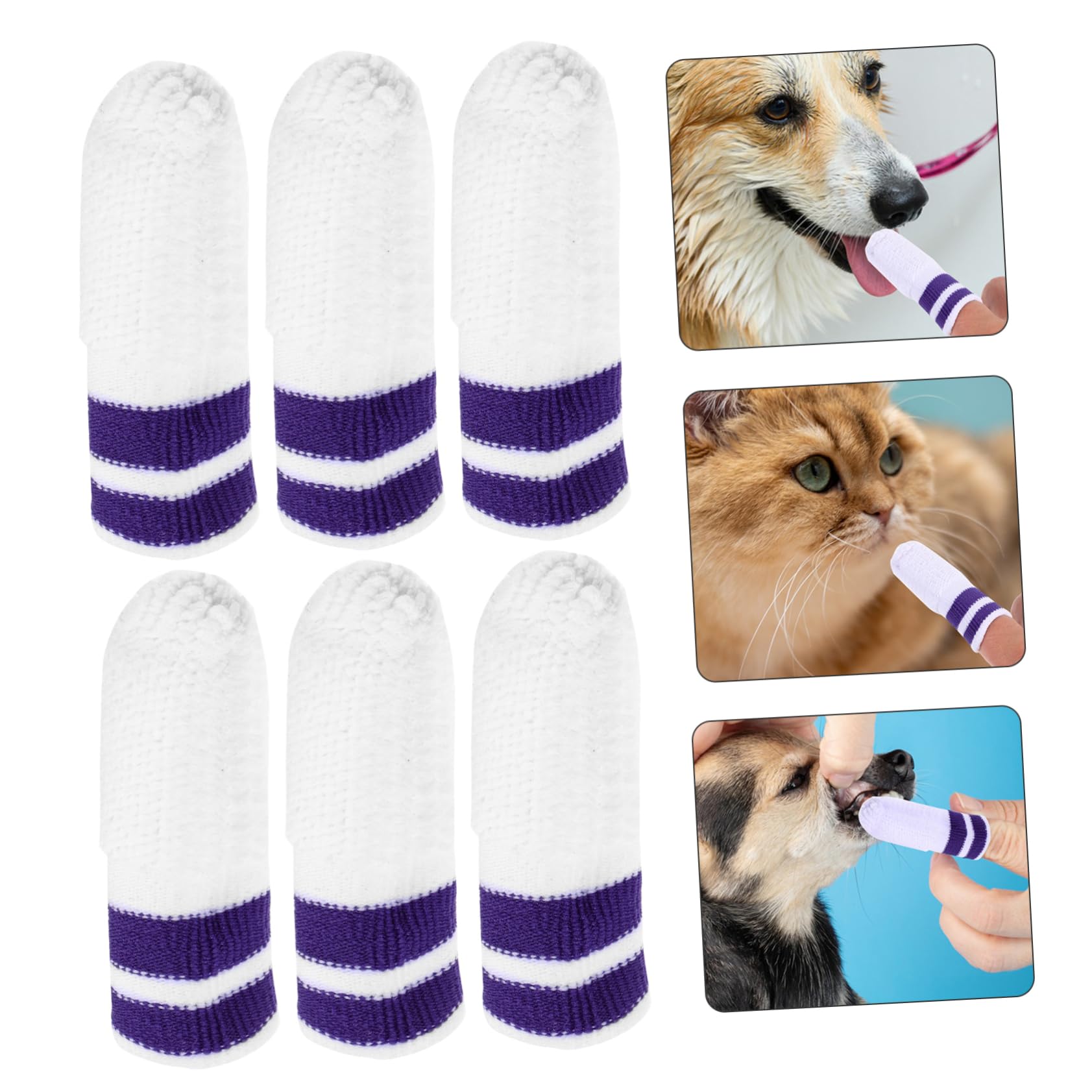 Toddmomy 30stücke Haustier Fingerzahnbürste Für Hunde Und Katzen Sanfte Zahnreinigung Mit Oral Pads Für Gesunde Zähne Und Frischen Atem Für Kleine Tiere