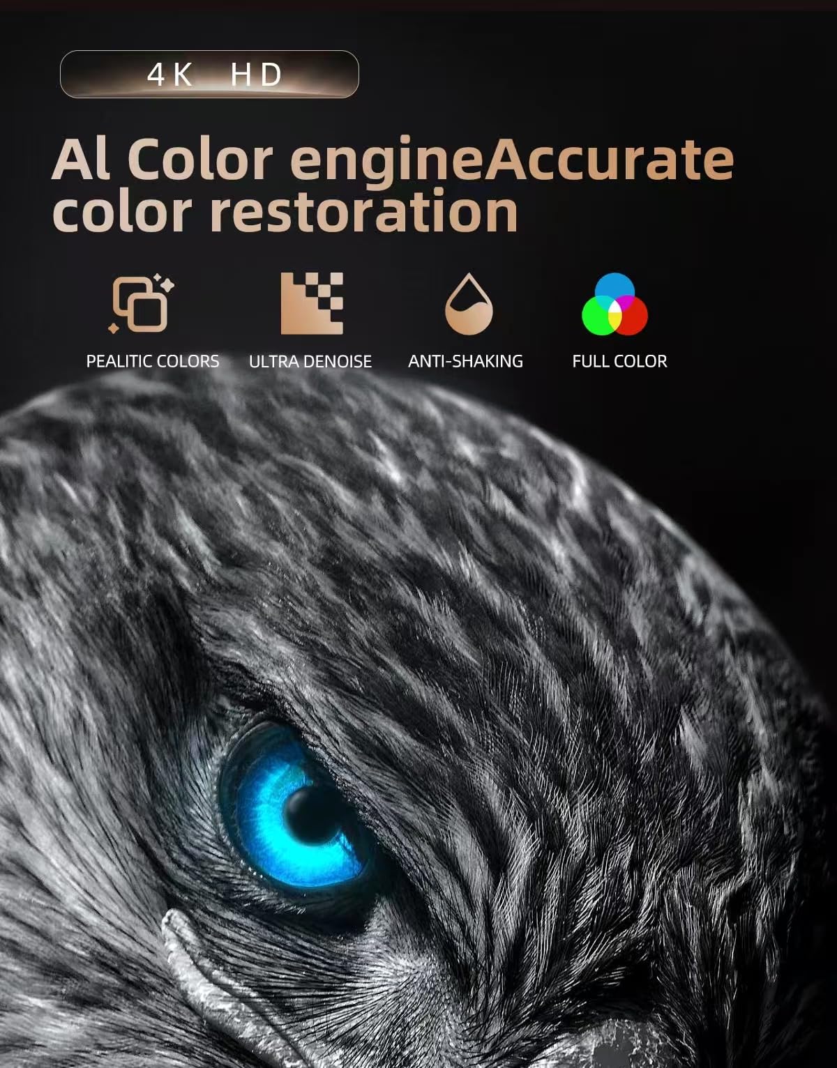 Videoproiettore Intelligente Applicazioni Integrate Retroproiettore 1080P Nativo Supporta 4K WiFi & Bluetooth Correzione Trapezoidale Automatica Focus Elettronica Mirroring Android iOS HDMI USB