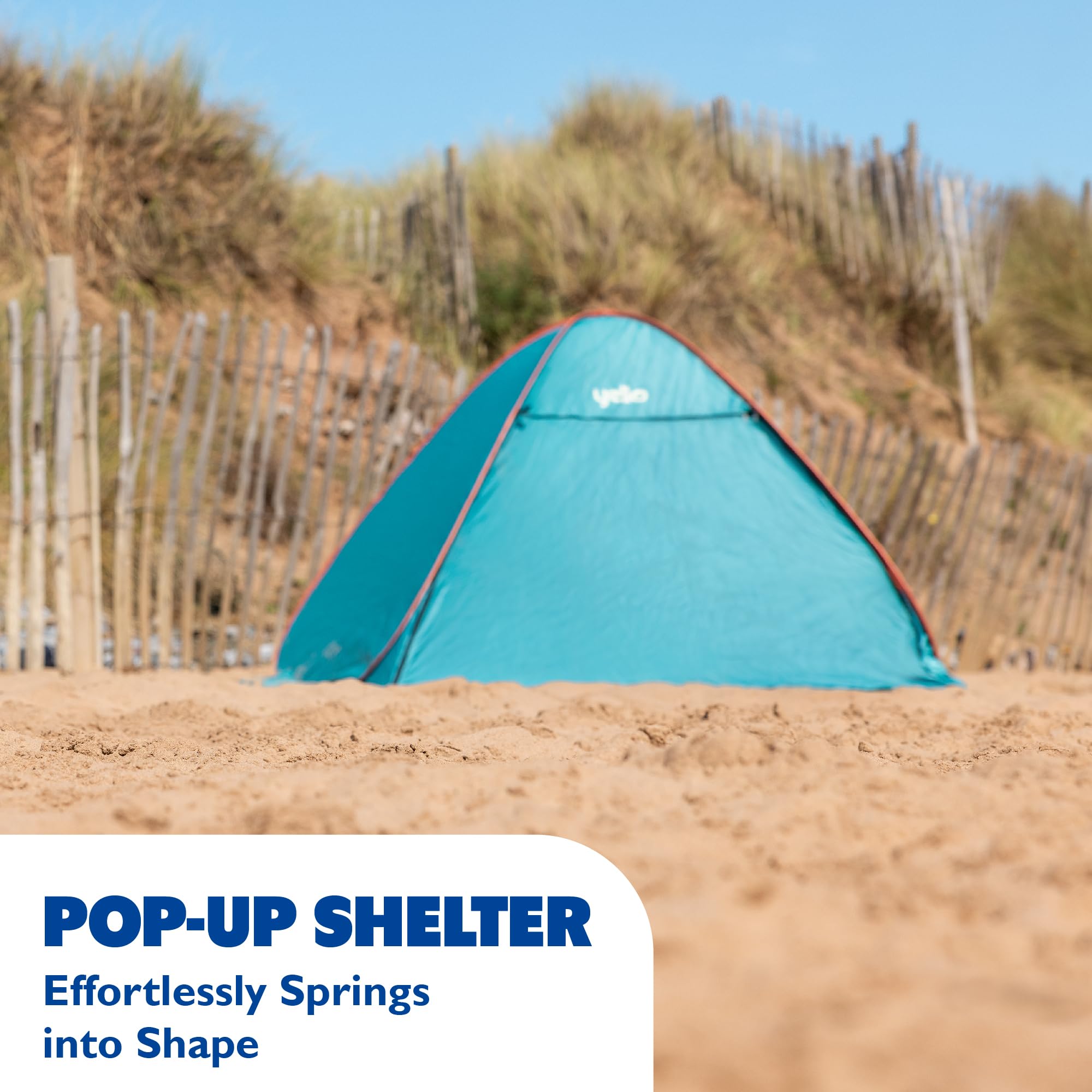 Amazon | Yello ポップアップビーチテント | 3~4人用 UPF 50+ 紫外線