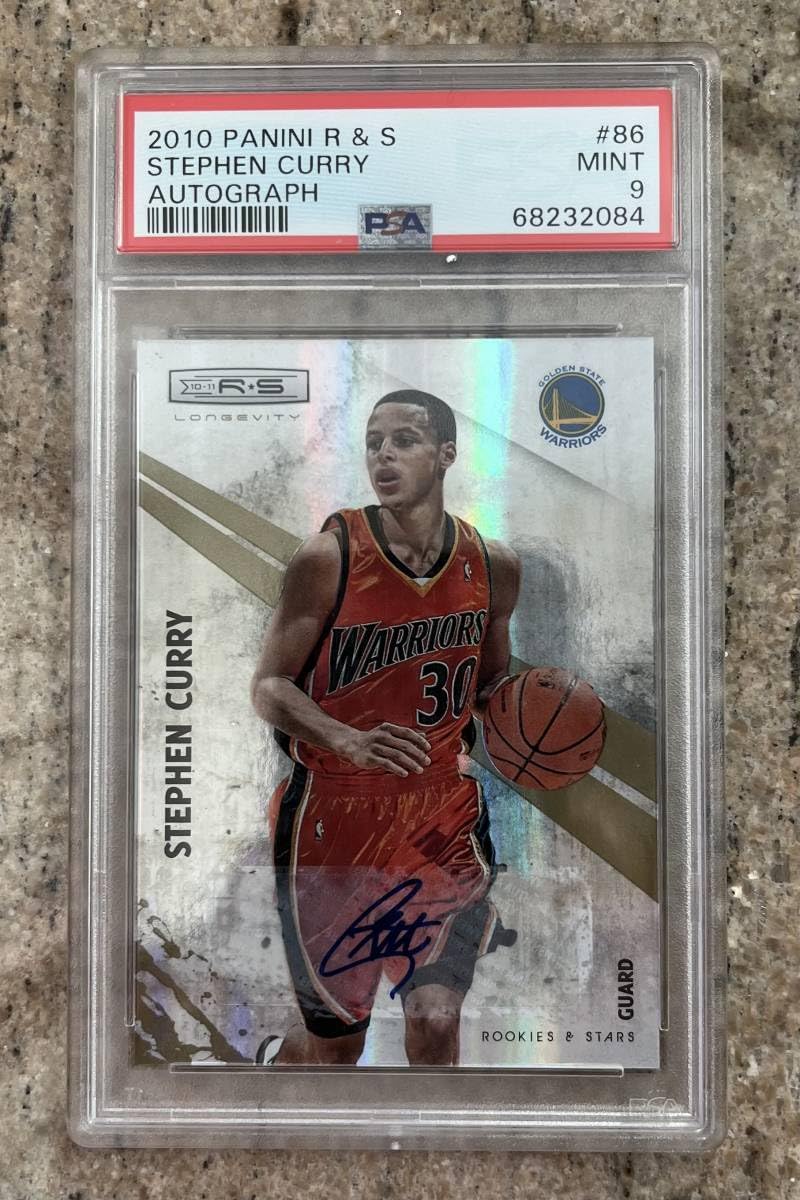 Amazon.co.jp: PSA 9 2010 Panini Rookie & Stars #86 Stephen Curry 