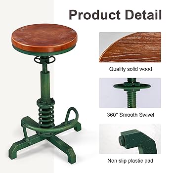 スツール Antique stool Antique Victorian Swivel Seat Stool Twisted Leg Tonk Piano