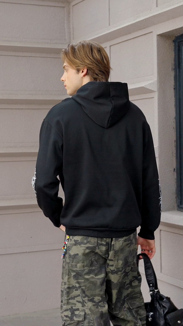 Amazon.com: Verdusa Men's Y2k Gothic Graphic Hoodie Sweatshirt