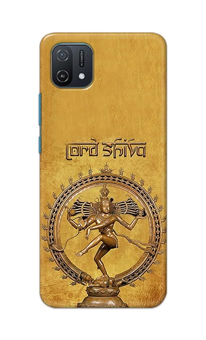PRINTFIDAA Printed Hard Back Cover Case for Oppo A16e Back Cover (Lord Shiva Nataraj) -702