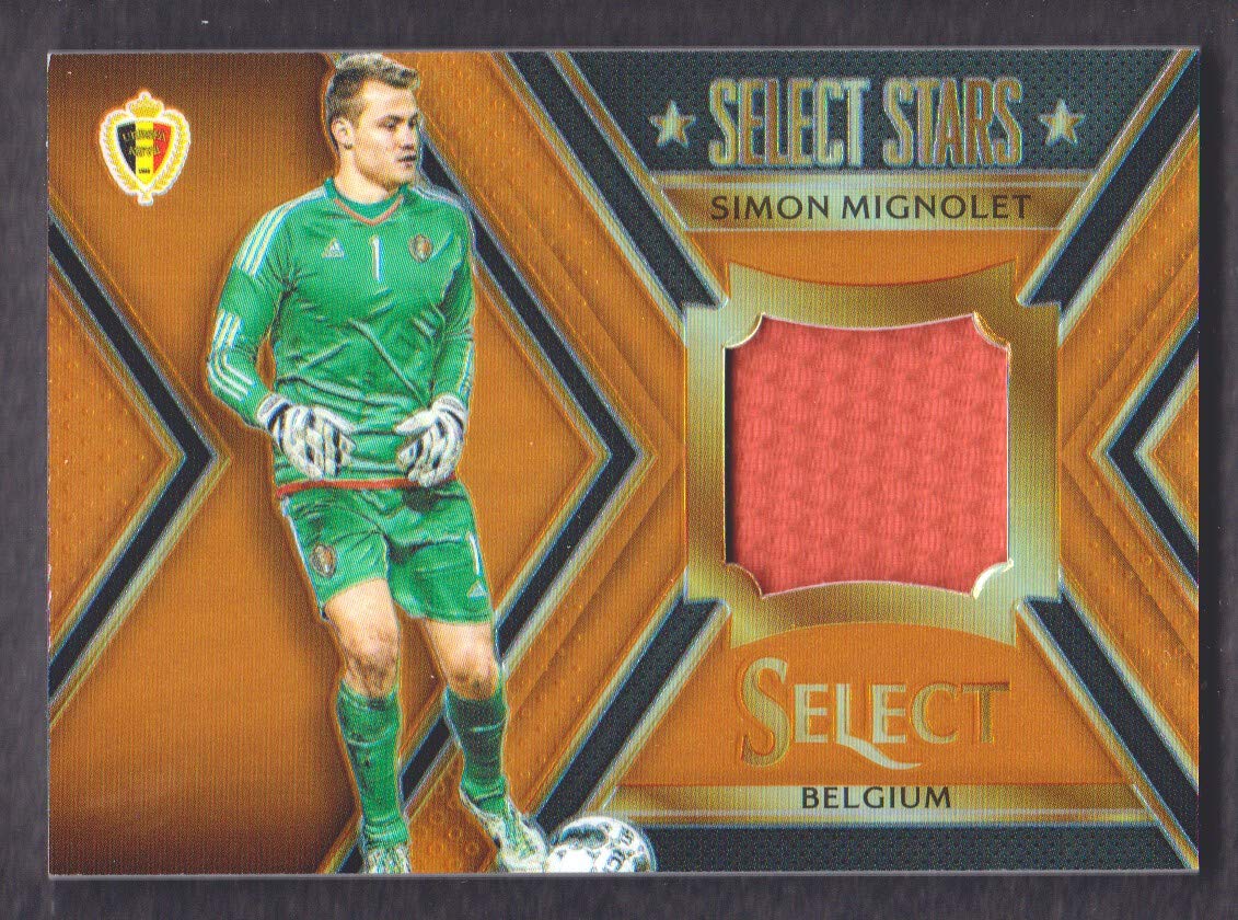 2015-16 Select Stars Jersey Orange #ST-SM Simon Mignolet /149 Belguim