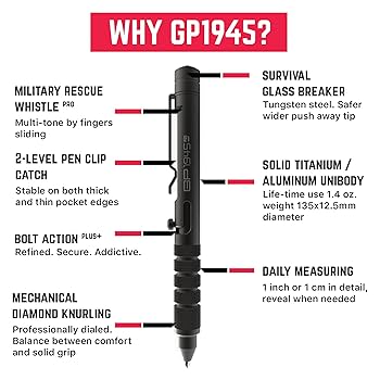 Amazon.co.jp: GPCA - GP 1945 ボルトアクションペン PRO EDC